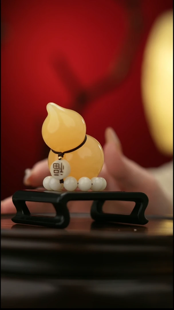 玉【福禄】天然玉石手把件