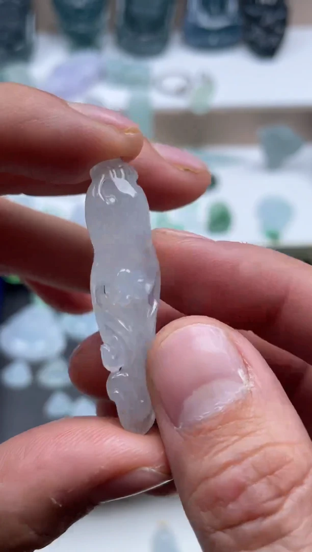 颈饰未镶嵌翡翠天然翡翠A货