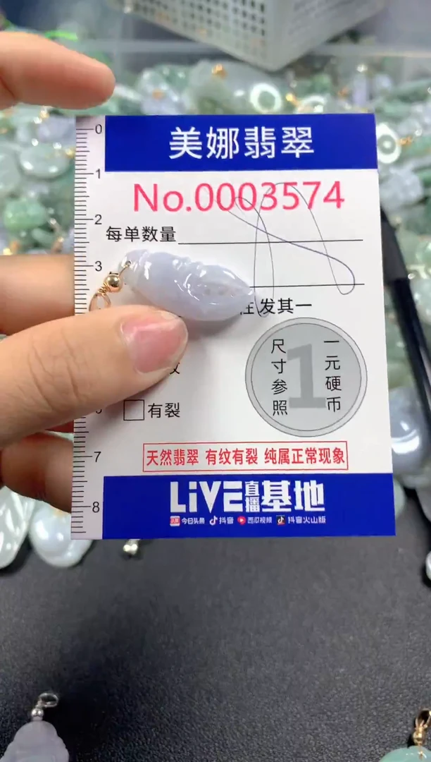 颈饰未镶嵌翡翠3574