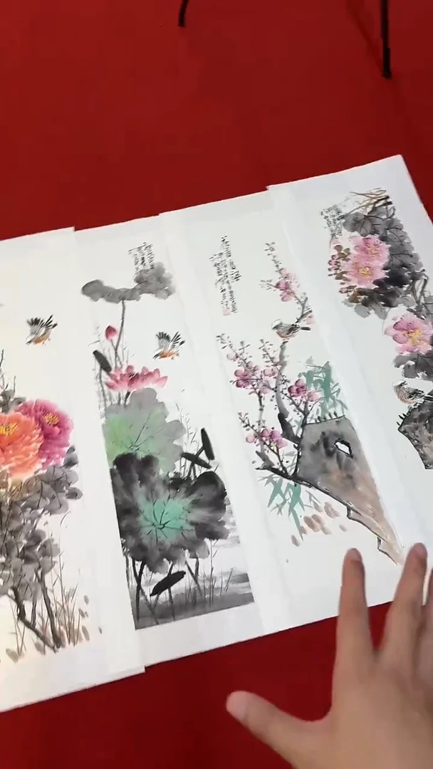 国画周建真老师绘画作品16-17
