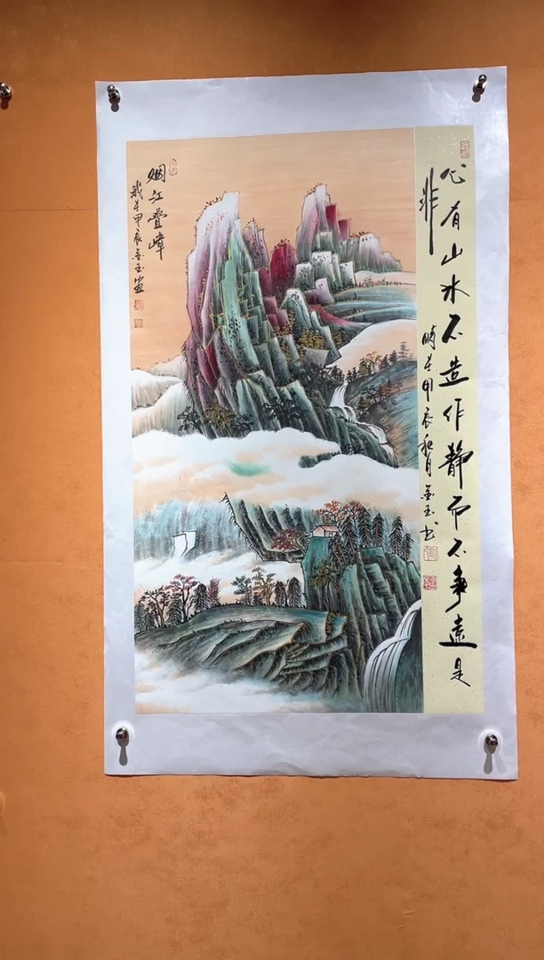 国画刘金玉老师亲笔手绘