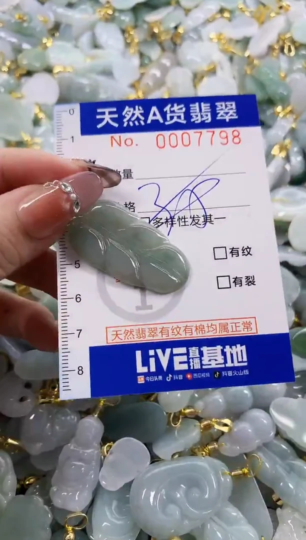 颈饰未镶嵌翡翠天然A货翡翠