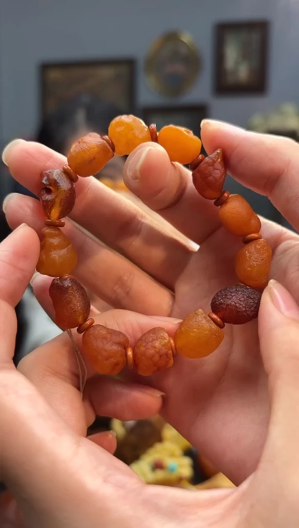 手串琥珀未镶嵌手串