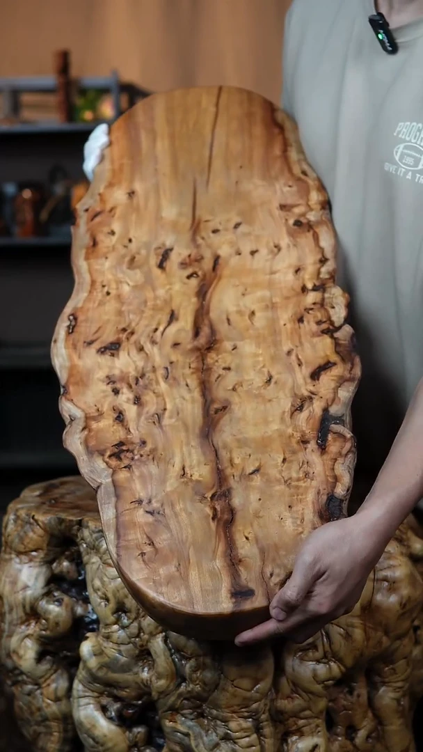 枣木飞**客百年鸡心枣木干泡台