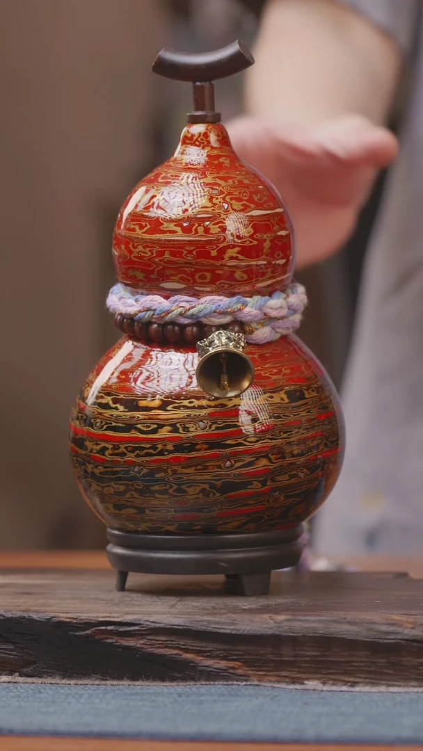 329号精品大漆葫芦防腐防渗装水茶酒