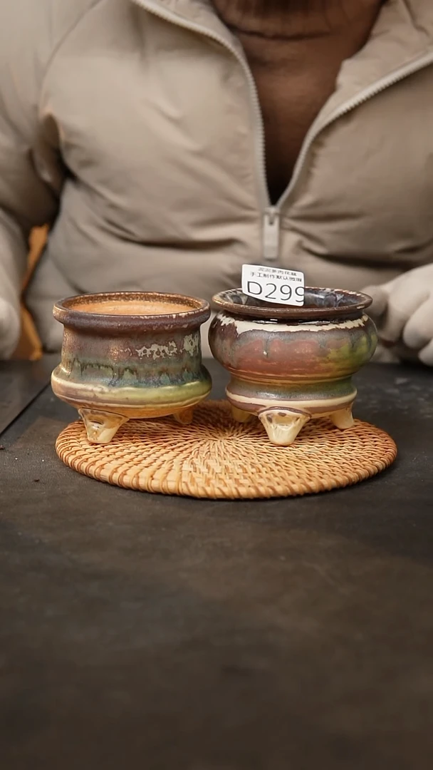 【闪购商品】瓷片泥泥陶瓷花盆