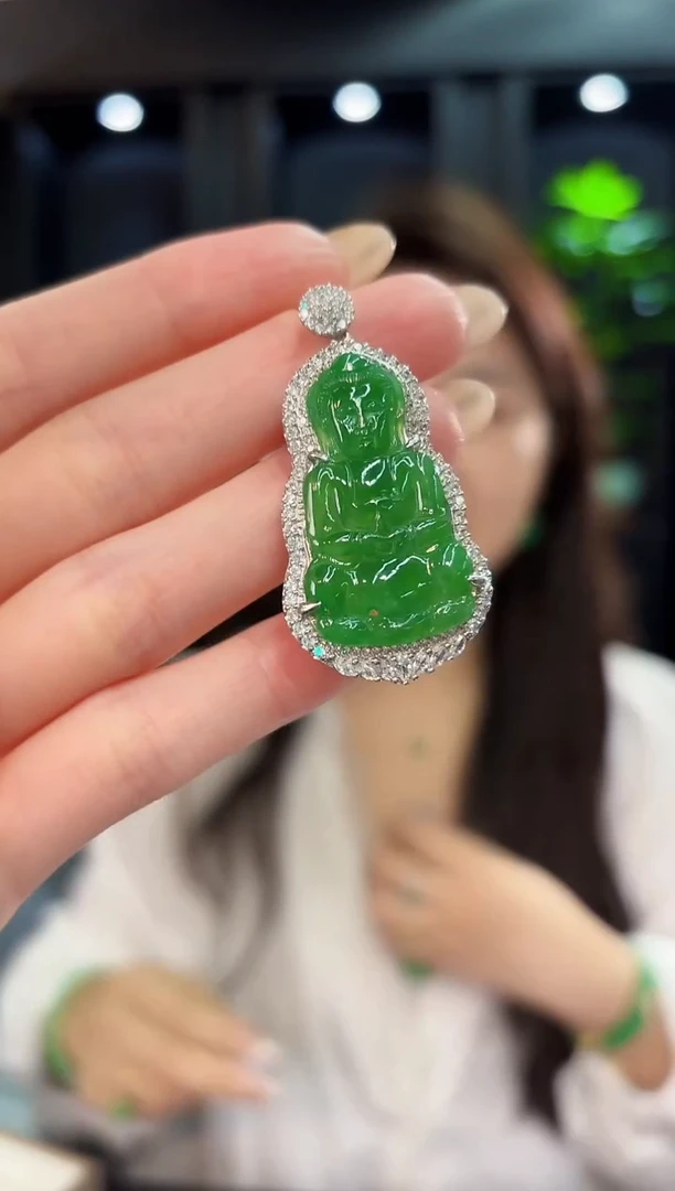 翡翠未镶嵌吊坠(不含链)缅料A货/支持复检/一件