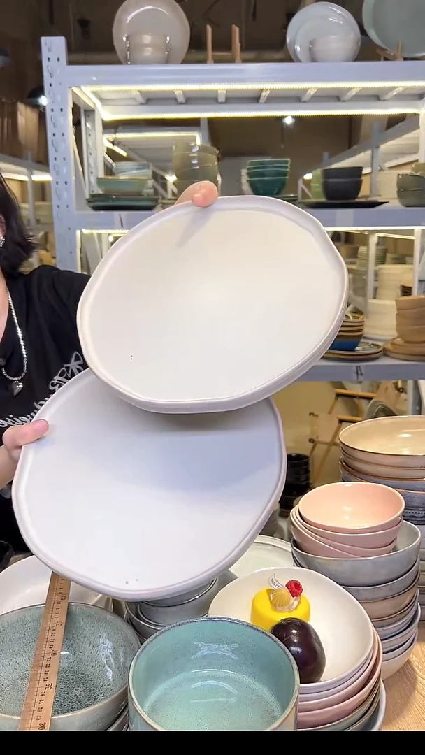 瓷98十寸外贸尾货高温釉下彩陶瓷餐具默认微瑕