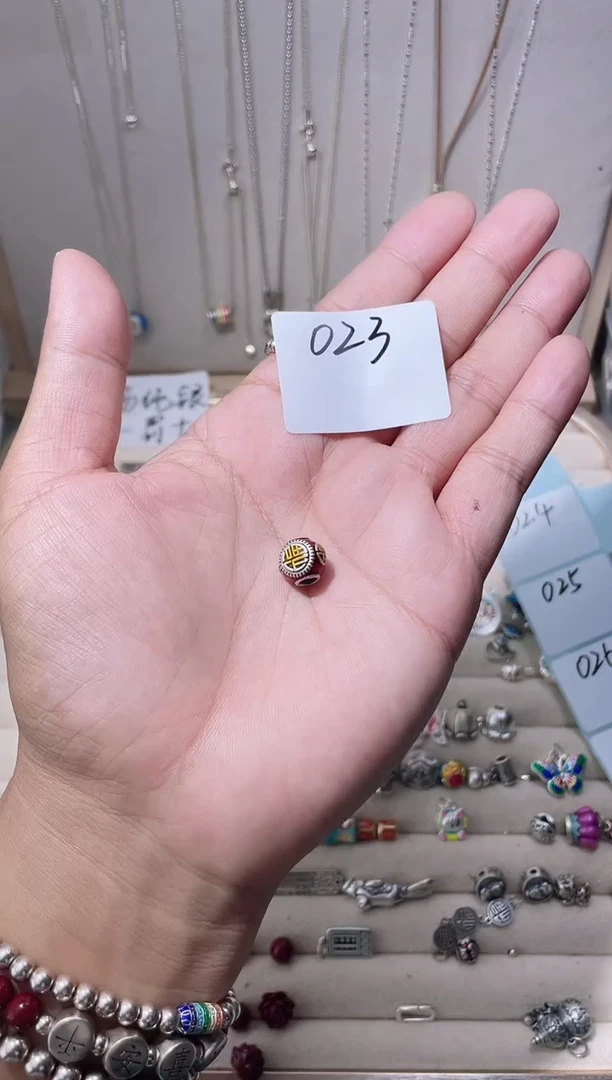 无足银方**糖纯银配件023