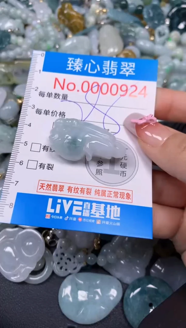 【闪购商品】翡翠颈饰未镶嵌含绳000924
