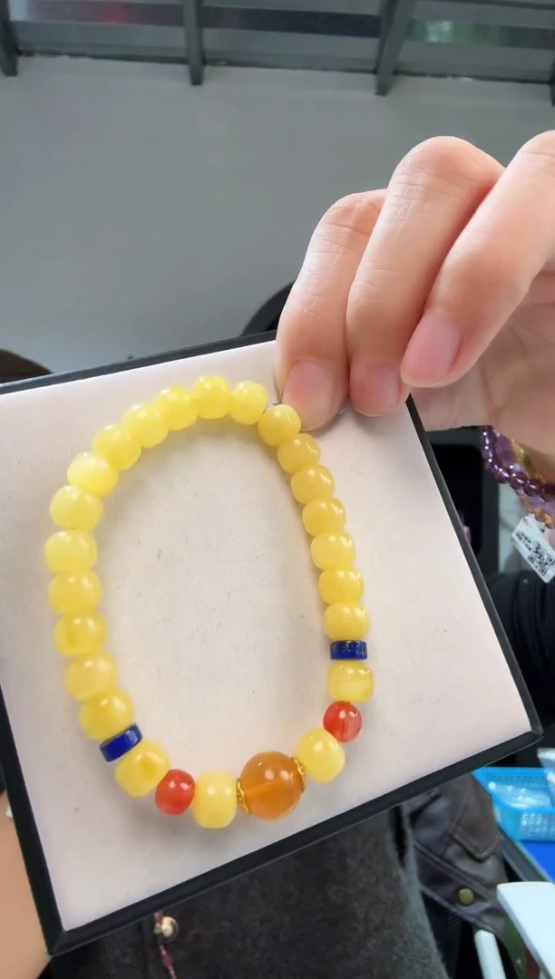 手链蜜蜡未镶嵌优1624 约8mm