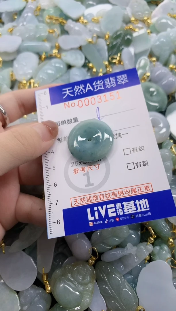 颈饰未镶嵌翡翠天然A货翡翠