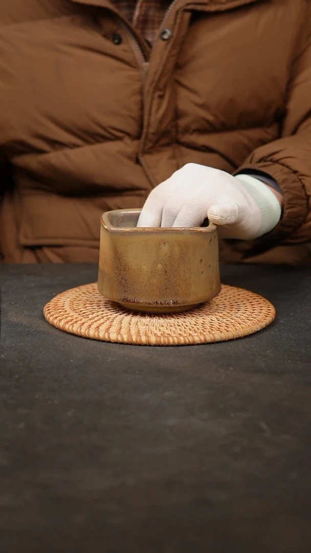 【闪购商品】瓷片泥泥手工花盆