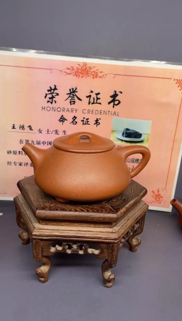 【闪购商品】紫砂茶壶五彩泥  景舟满瓢