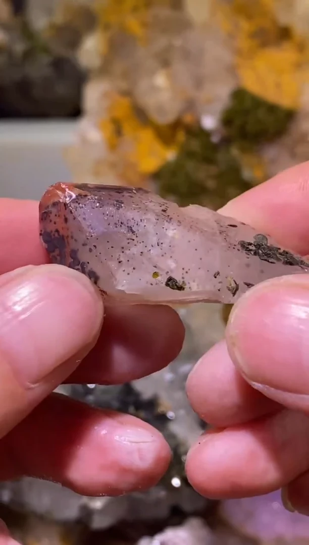 未镶嵌珠宝半成品水晶52号四川超七花园水晶