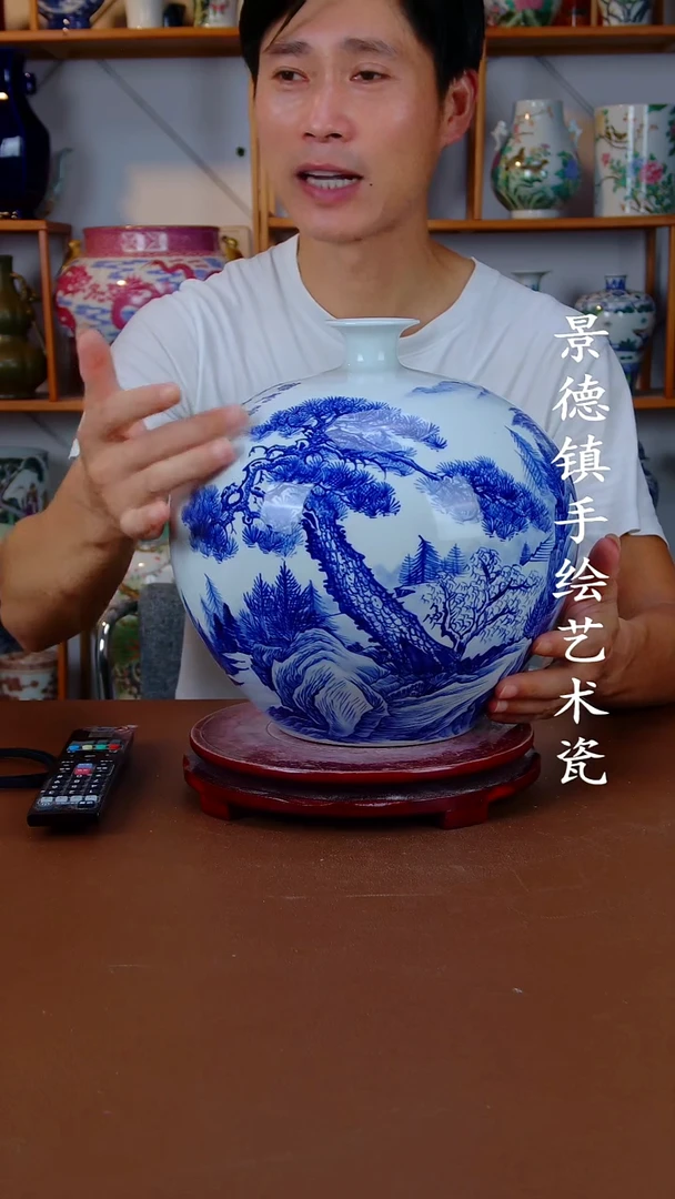摆件景德镇手工手绘陶瓷摆件31
