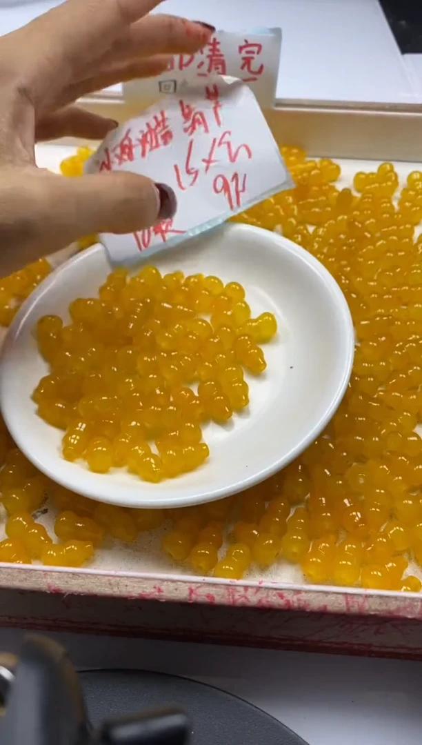 【闪购商品】玛瑙/玉髓颈饰未镶嵌w2329冰黄葫芦15*9mm*10