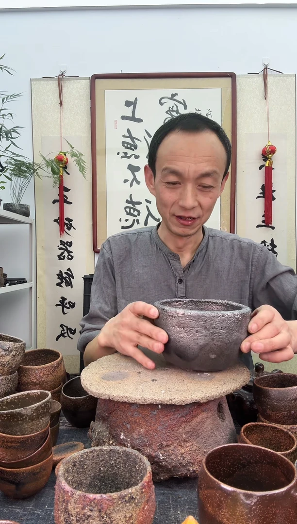 【闪购商品】粗料圆小花盆拍1发2