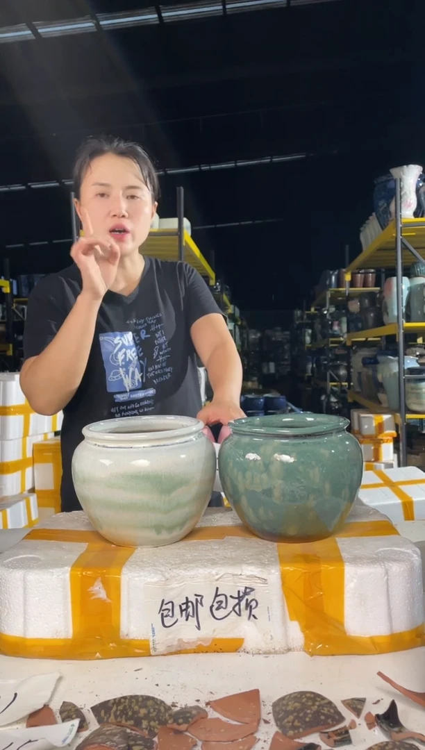 宜兴紫砂粗陶花盆14/15