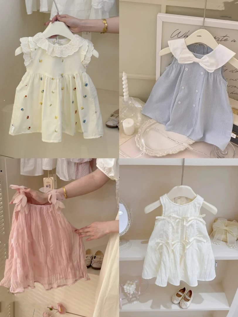 现【D01-D88】儿童春夏百搭时尚套装洋气时髦韩版女小童休闲