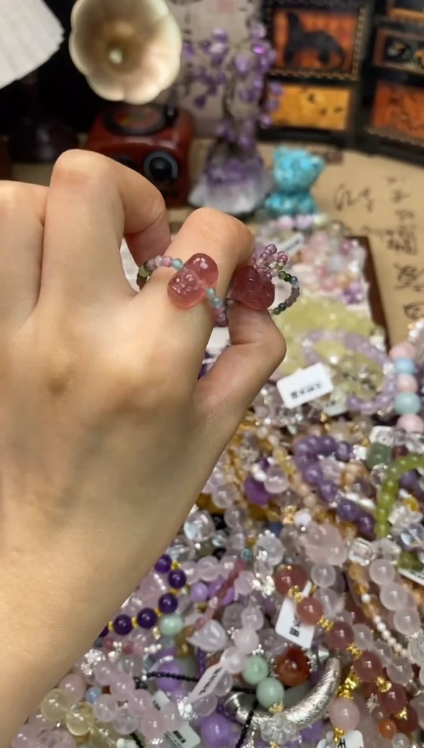 碧玺戒指未镶嵌412手串