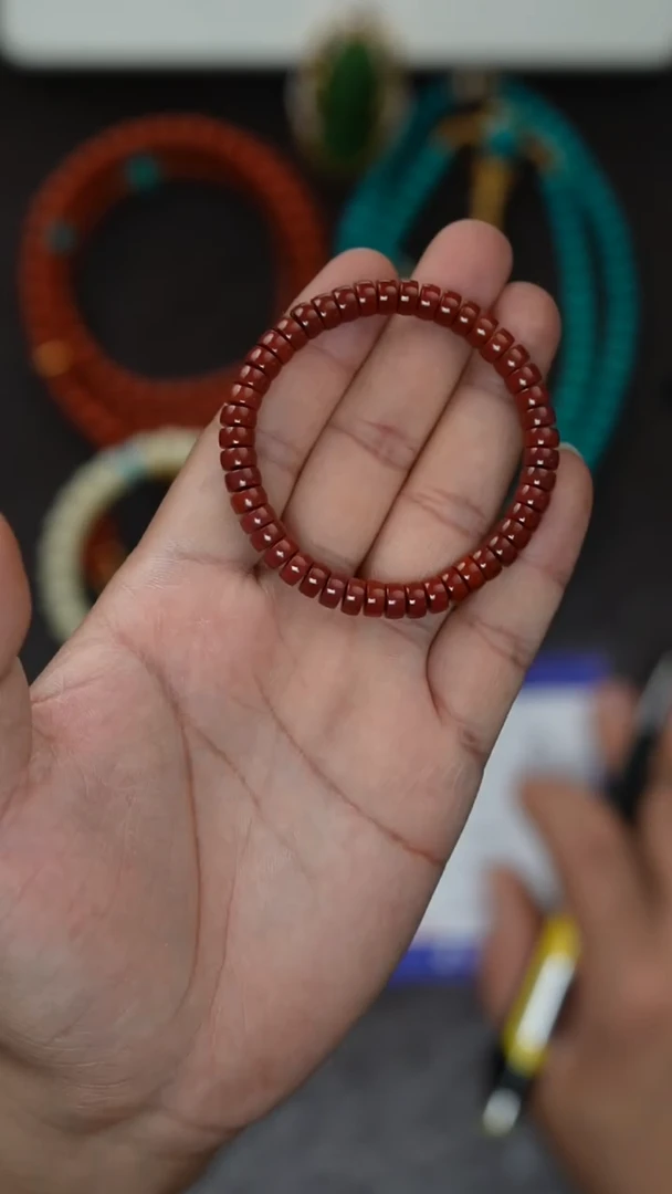 南红玛瑙手串未镶嵌南红手串