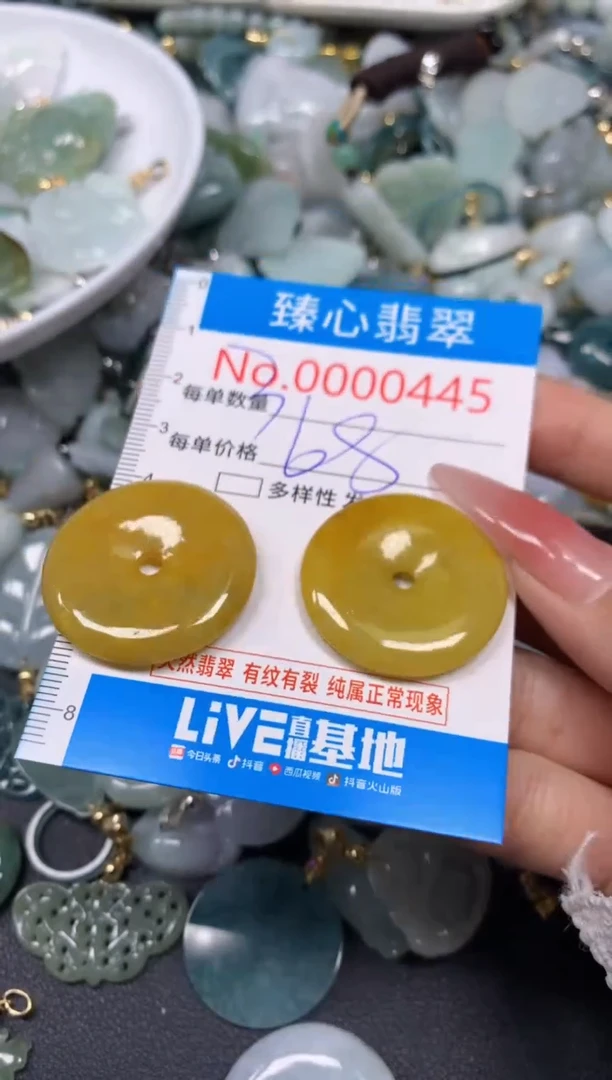 【闪购商品】翡翠颈饰未镶嵌含绳000445