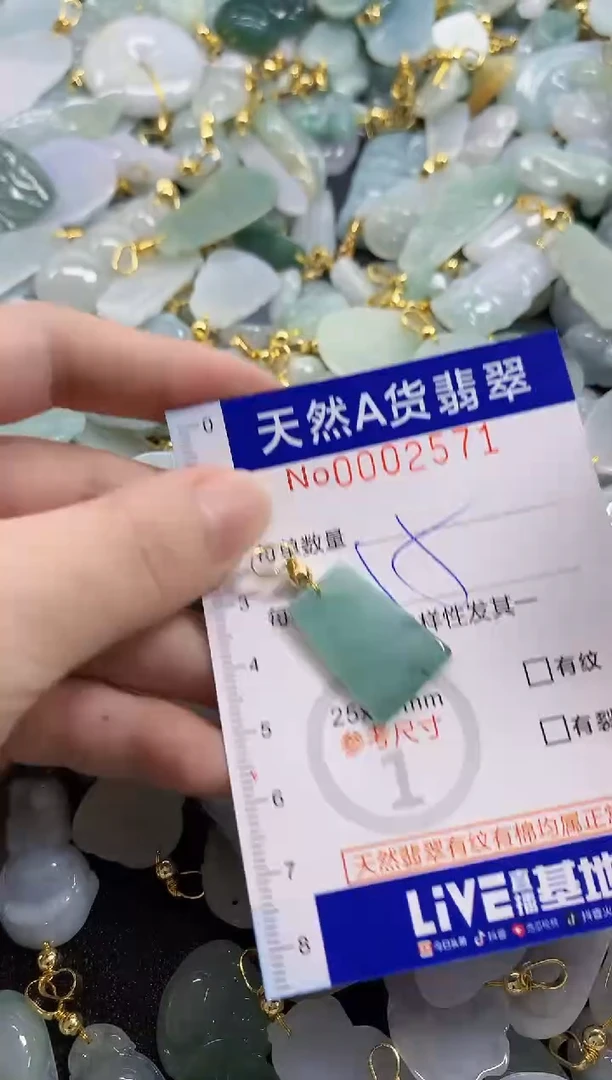 颈饰未镶嵌翡翠天然A货翡翠