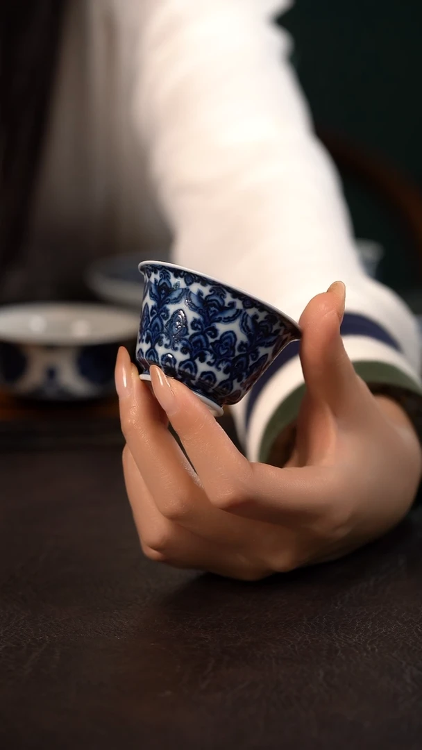 杯洪印慕明星空宝相马蹄杯