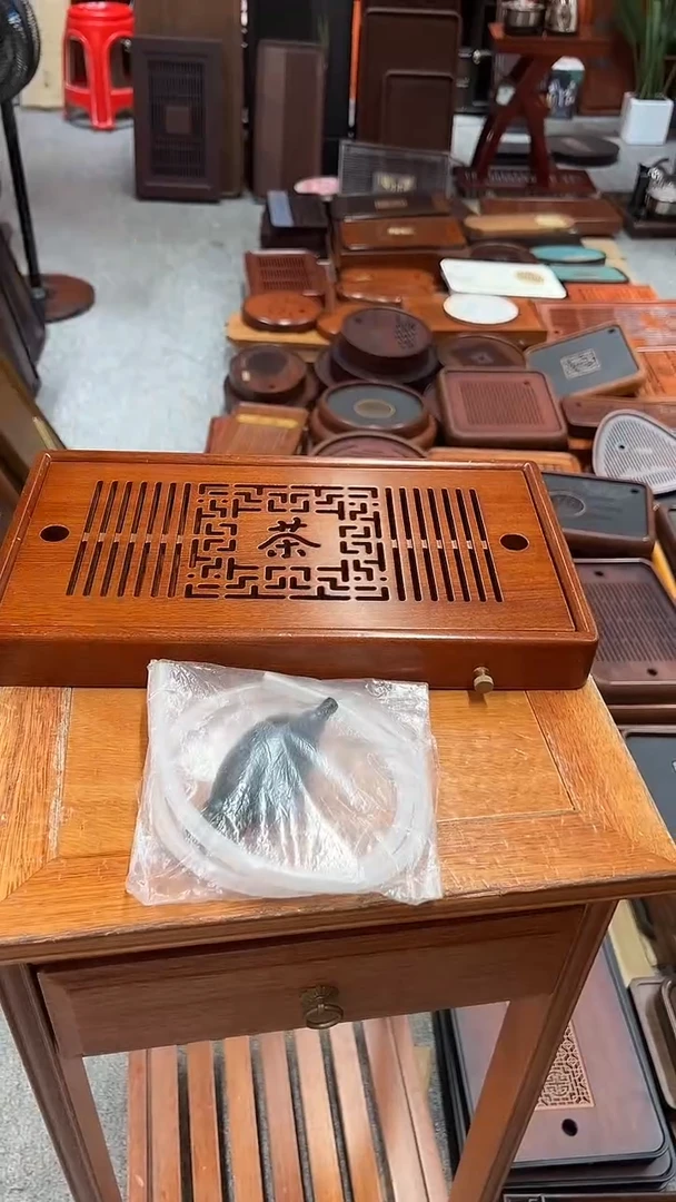 花梨木一整块长36CM*宽20CM茶盘