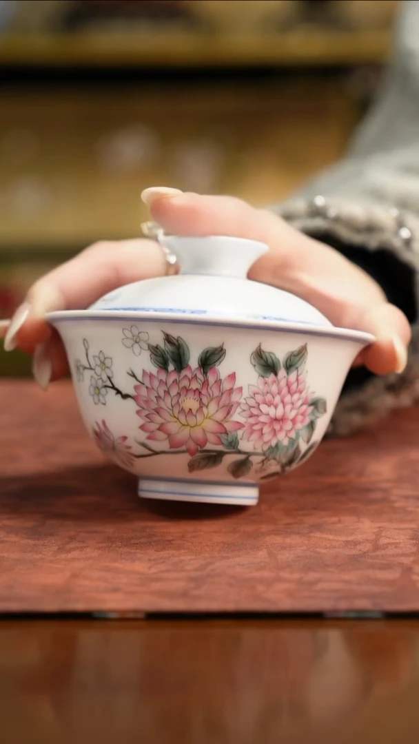 杯景德镇陶瓷杯碗柴烧多人