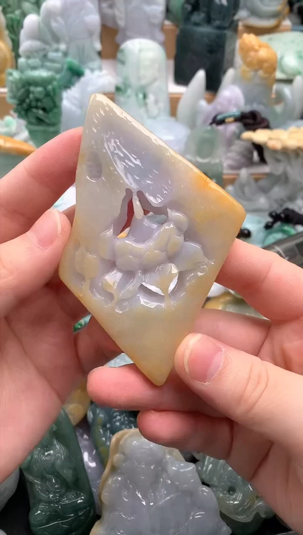 吊坠(不含链)未镶嵌翡翠1