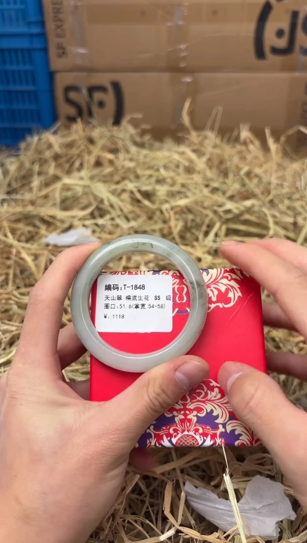 未镶嵌手镯石英质玉T-1848