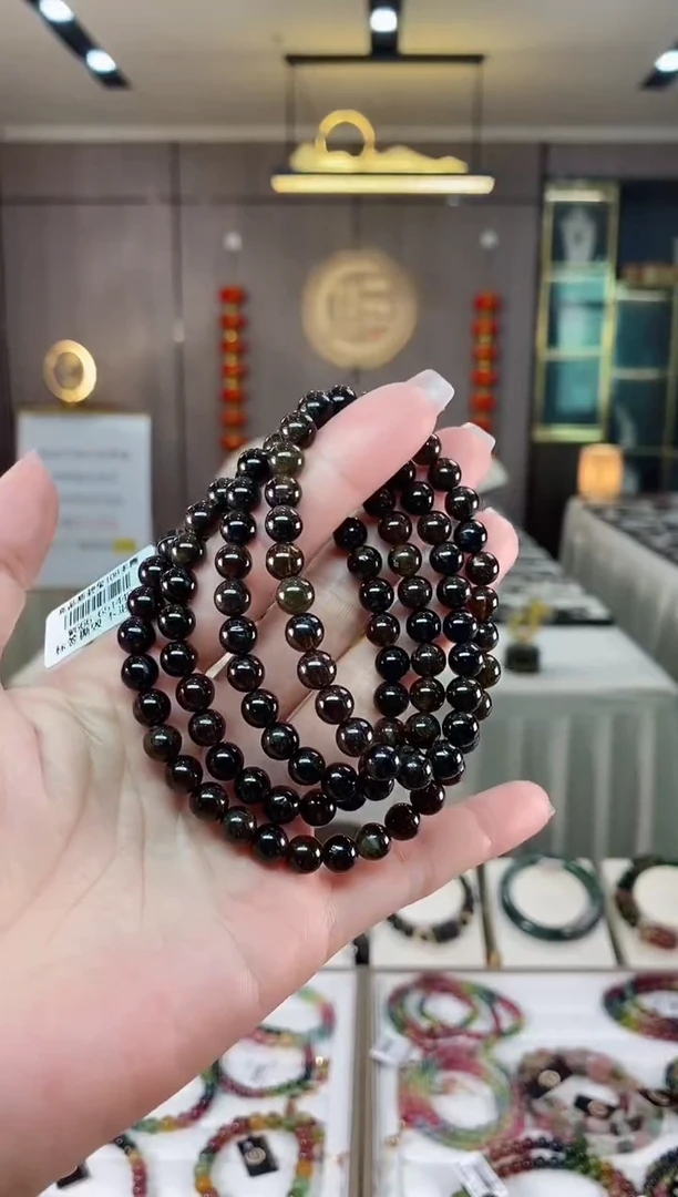 【闪购商品】碧玺三圈手串未镶嵌（多样性发一条）hon