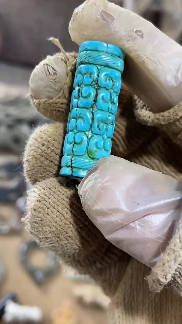 未镶嵌和田玉把件林****卍一单一个（微瑕）