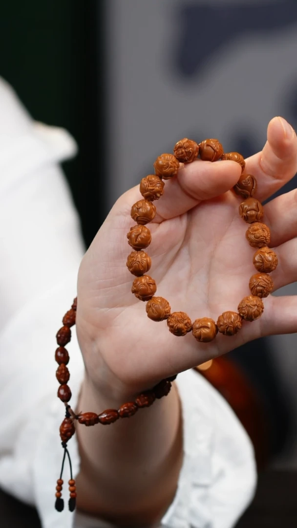 橄榄核手串/手链大****n宋水官小籽整身罗汉