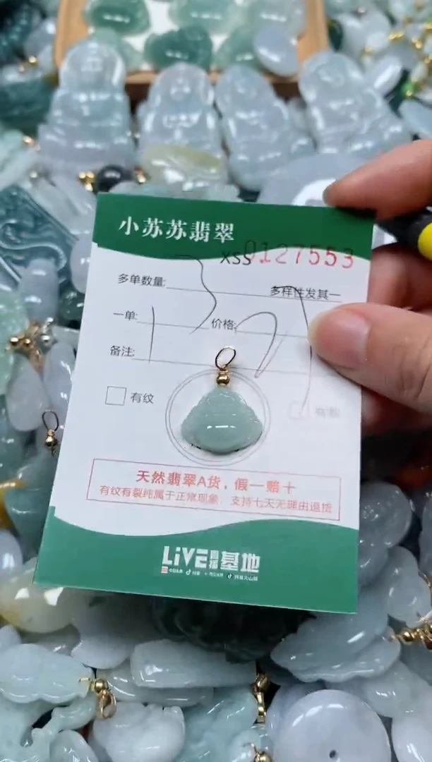 【闪购商品】翡翠颈饰未镶嵌闪购商品0127553多样性