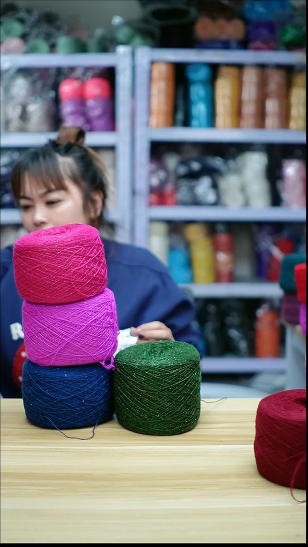 羊绒欢姐手编线A383