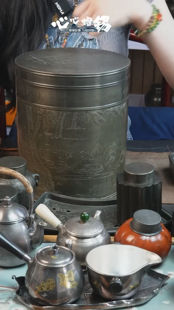 瓷片心心相锡/心心相锡