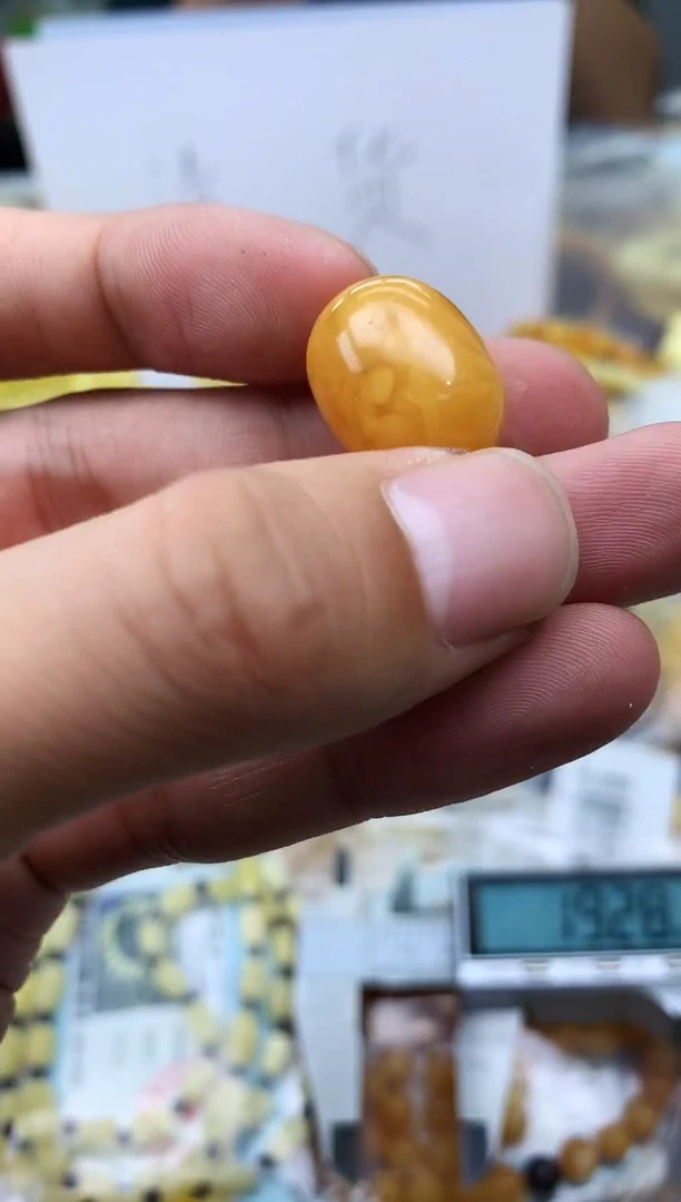 裸石蜜蜡未镶嵌单珠