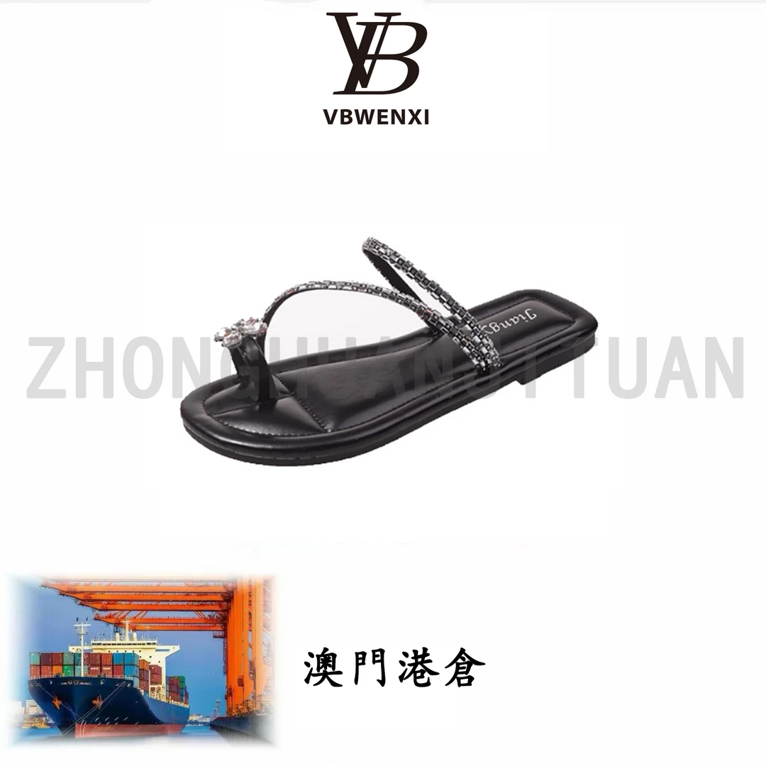 2025年夏季新款时尚百搭一字拖外穿潮流沙滩人字拖潮流韩版拖鞋女