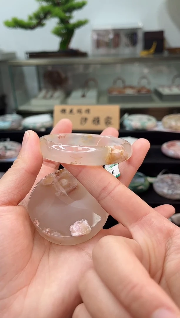 未镶嵌手镯石英质玉57圈口（赠品镯心）6593341