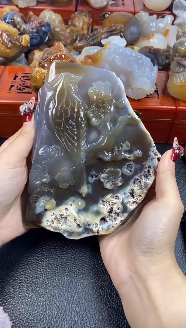 【闪购商品】玛瑙/玉髓摆件未镶嵌1