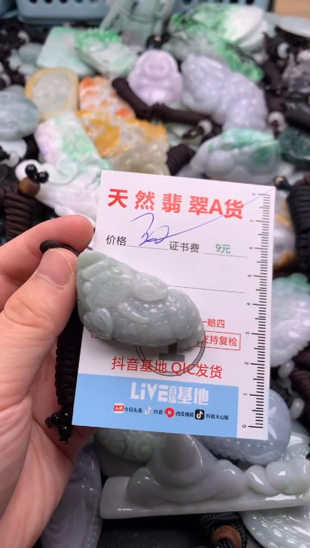 翡翠未镶嵌吊坠(不含链)1