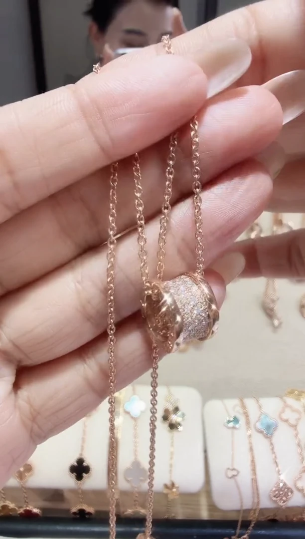 套链18K金镶嵌钻石套链