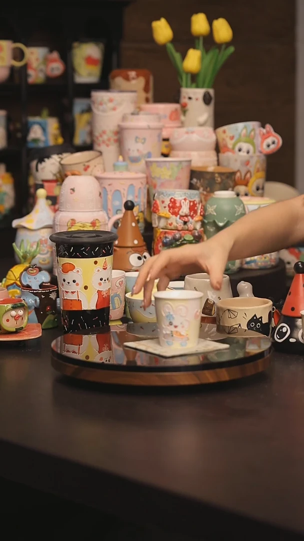 景德镇釉下彩绘设计师款式陶瓷