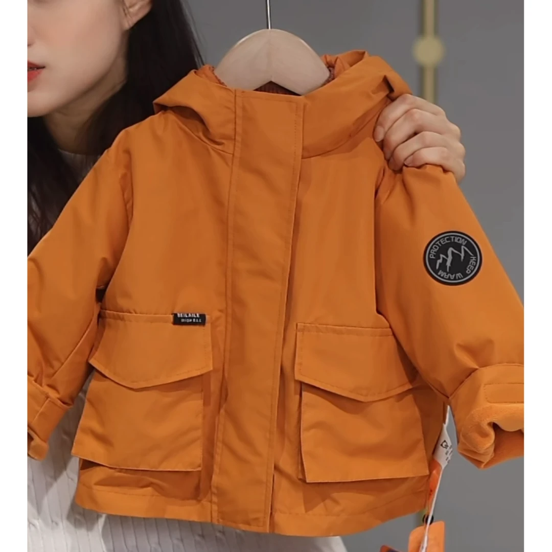 【三合一冲锋羽绒服 小洛妈咪】婴儿童羽绒服男女宝宝秋CPLJ J28 AM