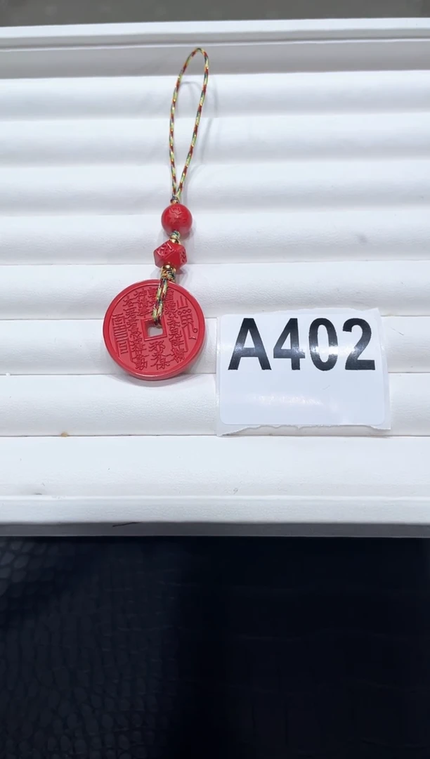 水晶手链未镶嵌A402朱砂挂件