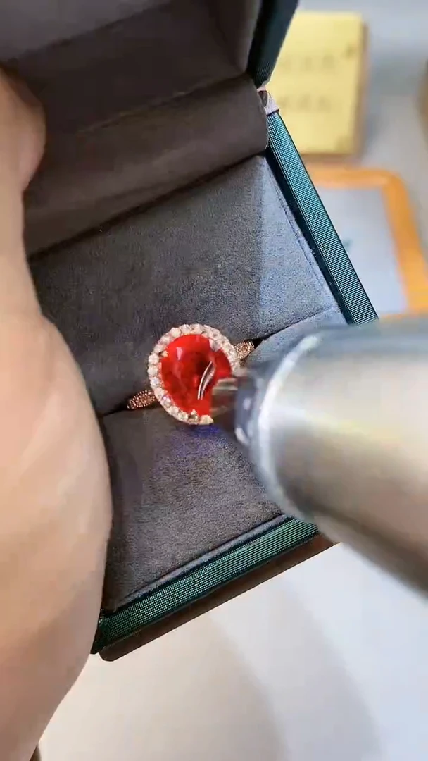 【闪购商品】红宝石戒指银S925镶嵌354