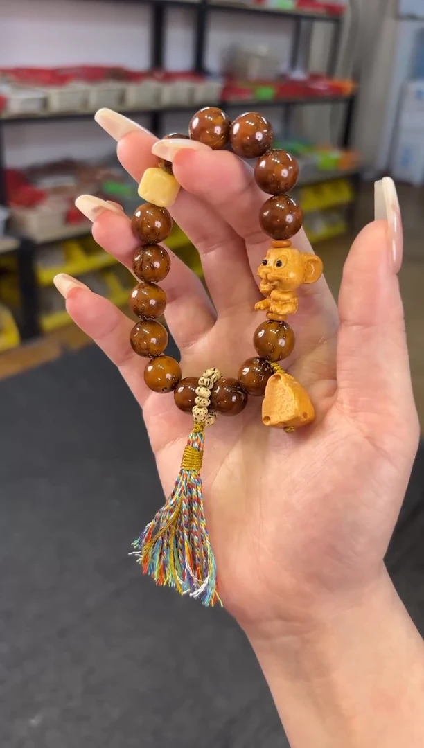 菩提根/象牙果吊坠12mm紫金鼠杰瑞